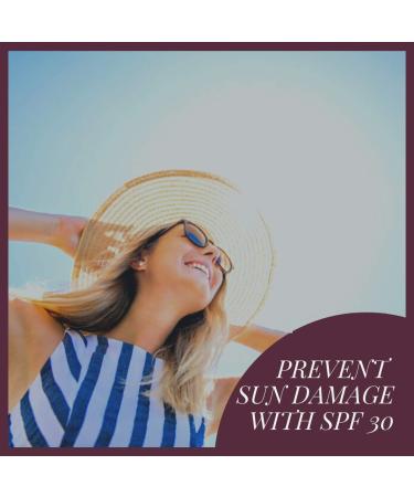 SPF 30 Anti-Aging Day Face Cream with Collagen Peptides - UV Broad Spectrum Protection, Firms and Smooths Wrinkles - Buy Online on GoSupps.com