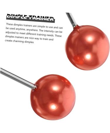 VINTORKY 1 Pair Dimple Trainer Double Chin Exerciser Facial Tools Tool Cheeks Clip Face Dimples Shaper Beauty Smile Exerciser Face Exerciser Metal Red Alloy Cosmetic Accessories 4.30X2.50X0.80CM Red - Buy Online on GoSupps.com