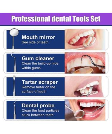 Tooth Repair Kits - Moldable Fake Teeth & Temporary Fix Beads | Dental Probe & Mirror Included - Buy Online on GoSupps.com