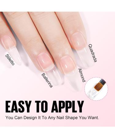 Tomicca Acrylic Gel for Nails - Pale Rosa Set (2x15g) | Quick Extender Polygel for Long-Lasting Nail Extensions | Perfect for Beginners & Salon Professionals - Buy Online on GoSupps.com