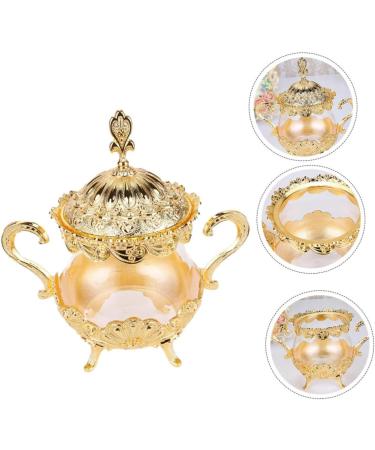 HOMSFOU 1pc Box Spice Jar Glass Terrarium with Lid Glass Food Storage Jar Glass Storage Container Sugar Server Retro Kitchen Canisters Seasoning Dispenser Jars Tea Pot Coffee - Buy Online on GoSupps.com