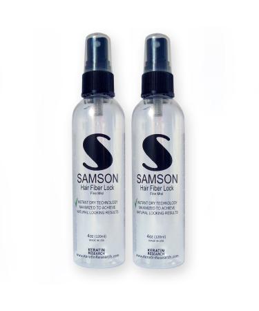 Samson Hair Fibers-Locking Spray for Men - 2 Bottles - Buy Online on GoSupps.com