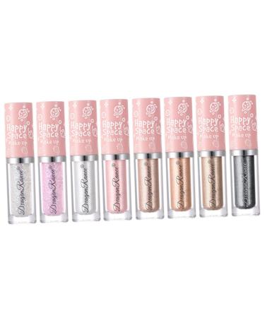 MUSISALY 8pcs Eye Shadow Glitter Eyeshadow Sparkly Eyeshadow Glitter Makeup Stuff Lady Parts Liquid Eyeshadow