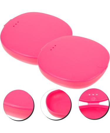 Subsofan Silicone Shell 2-Piece Menstrual Cup Storage Box - Reusable Pink Carrier Bag for Women - Buy Online on GoSupps.com