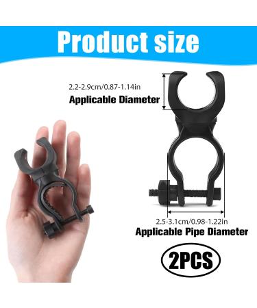 2-Pack Walking Stick Holders with 360 Degree Rotatable Clip - Durable Stick Safe Holder Easy to Attach Universal Fit for Mobility Aid Stability - Buy Online on GoSupps.com