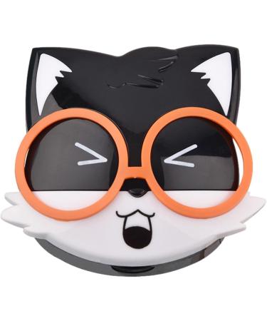 Jomewory Contact Lens Container | Portable Protective Organizer for Travel & Everyday Use | Squirrel-In-Sing Design - Black - Buy Online on GoSupps.com
