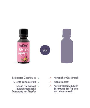 Shop GymQueen Tasty Drops - Vanilla Pudding Flavor Zero Calories 30ml - Enhance Your Meals! - Buy Online on GoSupps.com