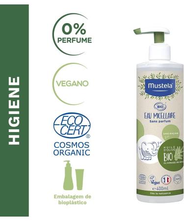 Mustela - Mustela Organic Micellar Water - 400ml - Buy Online on GoSupps.com