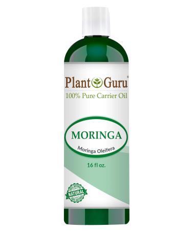Moringa Seed Oil 16 oz. Cold Pressed 100% Pure Natural - Skin Body And Face. Great for Hair & More!