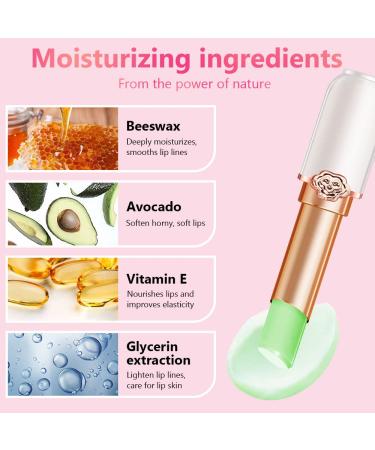 Evpct 2Pcs Aloe Vera Tinted Lip Balms | Color Changing Lipstick Balm Stain Gift Set | Long Lasting Korean Lip Tint Plumper Gloss - 2 Count - Buy Online on GoSupps.com