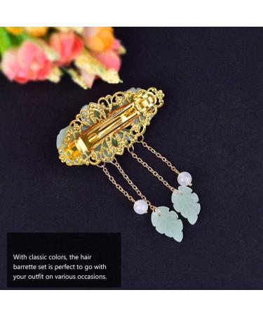 Frcolor Retro Flower Hair Clips | Long Tormented Hairpins | Ponytail Bobby Pins & Hemp Accessories for Stylish Hair Jewelry - Buy Online on GoSupps.com