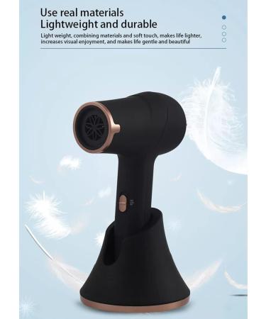 Cordless Hair Dryer Portable Travel Hair Dryer with Hot and Cold Air Handheld Rechargeable Hair Dryer for Hairdressing Oil Painting Drying - Buy Online on GoSupps.com