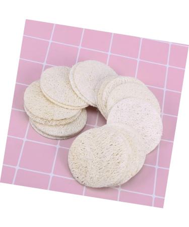 Beaupretty 200 Pcs Natural Loofah Exfoliating Sponges - Skin Scrub Pad Shower & Facial Care Wipes for Glowing Skin - Buy Online on GoSupps.com