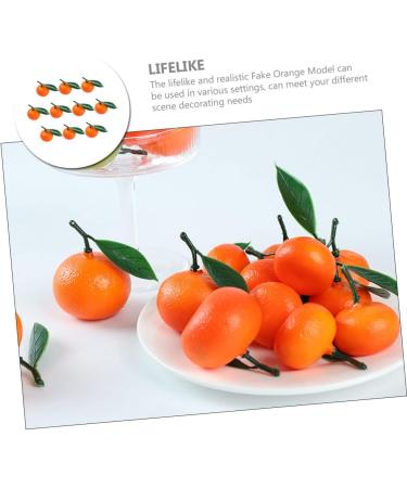 Zerodeko Fake Fruits 10pcs Stand for Decoration Simulation Oranges Ornament Realistic Oranges Artificial Fruit Decor Faux Tangerines Fake Oranges Layout Scene Decor Toy Set Foam Desktop - Buy Online on GoSupps.com