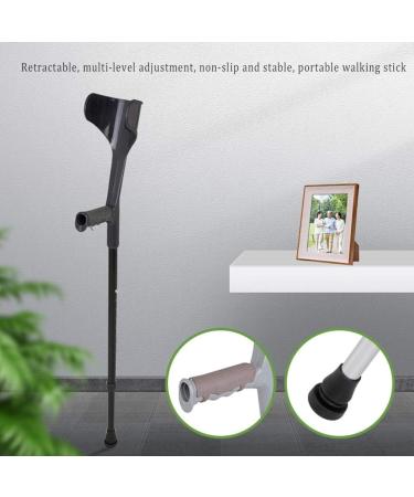 Cane Adults Assistance Forearm Crutches with Comfy Handle Aluminum Alloy Forearm Walking Cane Ergonomic Shock-Absorbing Walking Stick Lightweight 10 Files Adjustable B 2 Units (B Lucky Star B 1Units - Buy Online on GoSupps.com