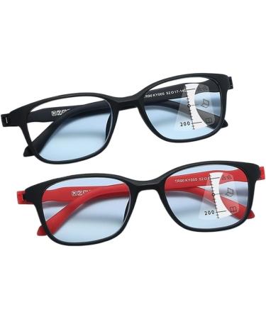 Screw-Free Progressive Multifocus Reading Glasses - Ultra-Light Anti-Blue Light Design - Stylish Black Frame - International Shipping Available - Buy Online on GoSupps.com