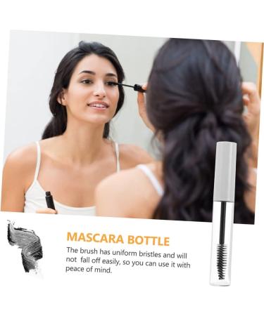 SOESFOUFU 11pcs Eyelash Tube Clear Eyelash Wand Tube Tubes Vials Mascara Bottle Mascara Tube White Plastic - Buy Online on GoSupps.com