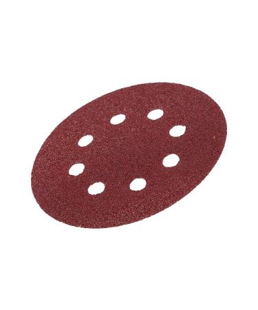 125mm Polishing Grinding Wheel - Red Perforated Flocked Sandpaper & Support Pads (60#) | International Shipping Available - Buy Online on GoSupps.com