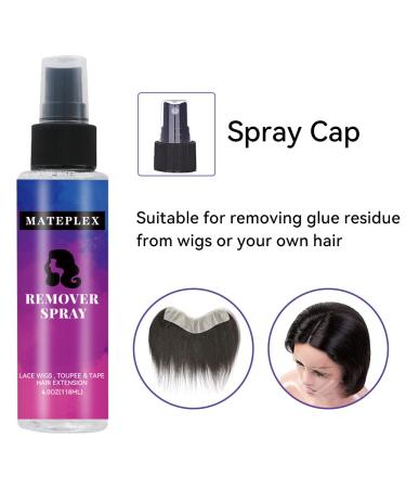 Tape in Extension Remover Spray - Fast Acting Hair Glue Remover for Wigs, Lace Closure, Hairpieces & Toupees (118ml) - Buy Online on GoSupps.com