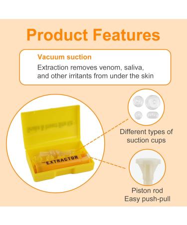 Bug Bite Suction Tool - Insect Bite and Bee Sting Extractor Kit | Portable Bug Bite Relief Set for Outdoor Activities | Effective Poison Removal & Itch Reduction - Buy Online on GoSupps.com