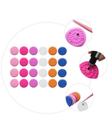 FRCOLOR 60pcs Grafting Trays & Gasket Pads - Disposable Transparent Art Supply for Eyelash Extensions - Buy Online on GoSupps.com