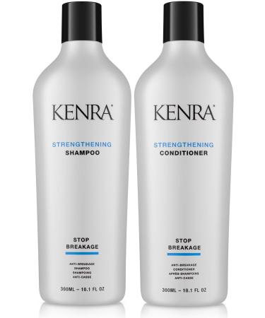 Kenra Strengthening Shampoo/Conditioner | Stop Breakage | Reduces Up To 99% Of Breakage & Provides Hair Breakage Repair | Fortifies Hair Against Daily Aggressors | All Hair Types Set 10.1 Fl Oz (Pack of 2)