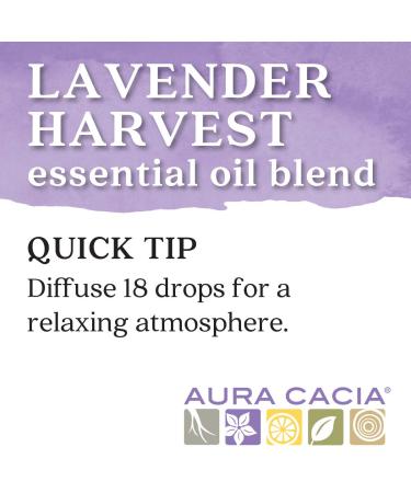 Aura Cacia Lavender Harvest Pure Essential Oil Blend 0.5 fl oz - Pack of 1 - Buy Online on GoSupps.com