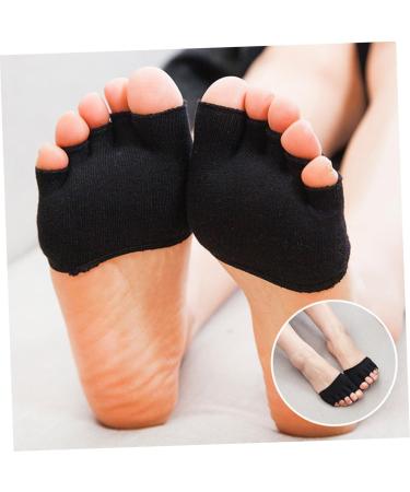 Men's Comfort Cushion Sandals - 4 Pairs | Open Toe Slipper Socks & Women's Cotton Half Socks - Buy Online on GoSupps.com