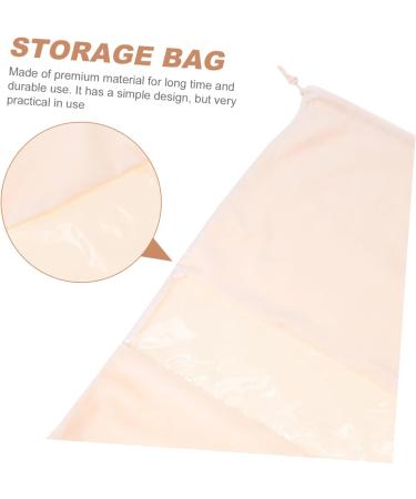Baluue 4 Pcs Hair Dryer Storage Bag Drawstring Storage Bag Travel Hairdryer Toiletry Organizer Pvc Beige 40x40cmx4pcs Beigex4pcs - Buy Online on GoSupps.com