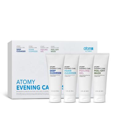 gadi place ATOMY Evening Care 4 Set/DEEP CLEANSER/FOAM CLEANSER/PEELING GEL/PEEL-OFF MASK