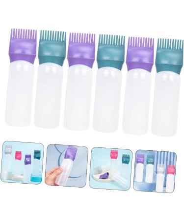 SOIMISS 6 pi ces Lot de Flacons Applicateurs pour Teinture et Huile Capillaire avec Peigne et chelle Gradu e Bouteilles R utilisables Plastique L ger pour Coloration des Racines  - Buy Online on GoSupps.com