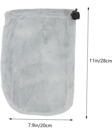 FRCOLOR Foot Cover 2 Pairs Gloves Insulation Cotton Hand Paraffin Wax Gloves 28x20cm Grey - Buy Online on GoSupps.com