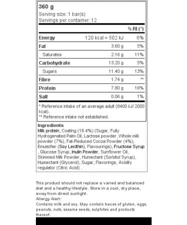 Prozis 12 x Protein Snack 30 g Cookies and Cream - Buy Online on GoSupps.com
