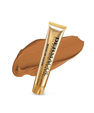 Dermacol Full Coverage Foundation - Matte Liquid Makeup with SPF 30 Waterproof for Oily Skin & Dark Circles Long-Lasting 30g - Color 228 - Buy Online on GoSupps.com