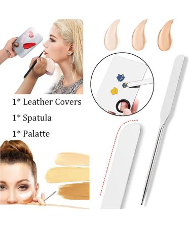 Picasso Makeup Spatula Set with Stainless Steel Palette - Professional Korean Foundation Tool - Buy Online on GoSupps.com