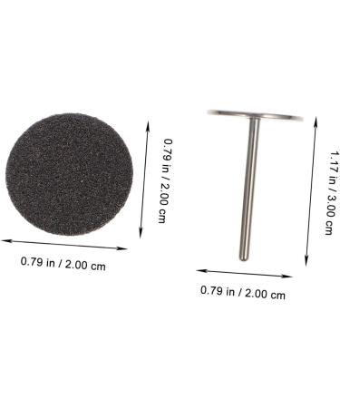 minkissy 3 Sets Nail Polishing Sheets Replaceable Sandpaper Discs exfoliating Sandpaper disc Nail Painting Tools Sandpaper Metal Shaft Metal Nail disks Sole of Foot Stone Grinding pad - Buy Online on GoSupps.com