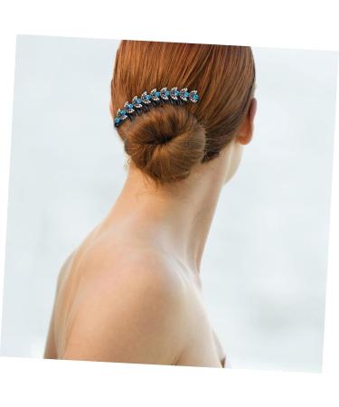 Ipetboom Issue Card Rhinestone Hair Combs Hair Fork Stick Comb Rhinestone Hair Stick Bridal Hair Comb Hair Accessories for Women Bun Diy Rhinestones Clips Women's Korean Version - Buy Online on GoSupps.com