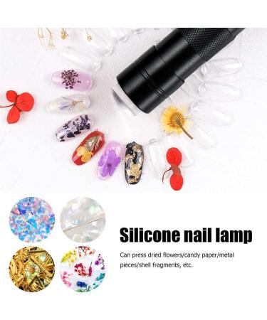 Mini LED Nail Dryer UV Flashlight - 15s Fast Drying Gel Light & Sensor Nail Lamp (Black) - Perfect for Quick Nail Polish Hardening - Buy Online on GoSupps.com