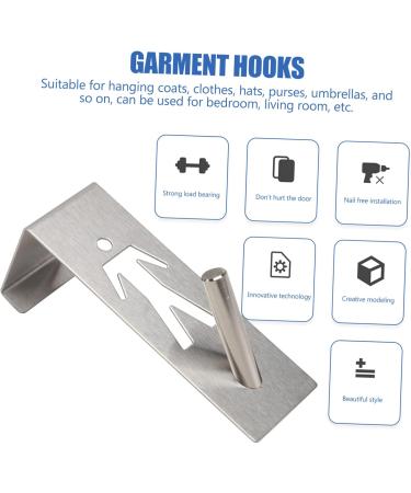STOBAZA Hole Hooks 1 Pair Hook up Kitchen Cabinet Decor Shower Robe Hooks Hanging Storage Hooks Rearview Mirror Hangers 12.3x4cm As Shown - Buy Online on GoSupps.com