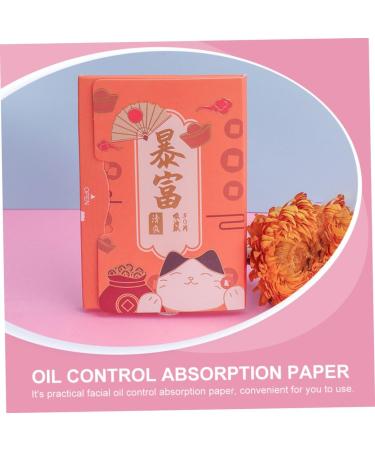 Housoutil 5 Oil Blotting Paper Absorbing Tool Facial Oil Wipes Oil-Absorbing Papers Oil Control Facial Tissue Oily Skin Care Face Flax Wood Pulp Tissue Paper Men and Women Clean - Buy Online on GoSupps.com