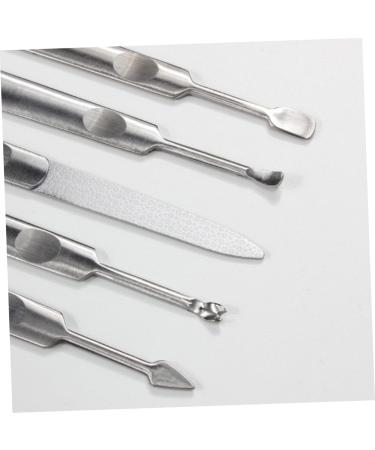 minkissy Nail Polish Remover Trimmer Stainless Steel Professional Manicure Tools Nail Tools Remover Cuticle Fork Cuticle Pusher Dead Skin Fork Dead Skin Remover Clippers Gel Precision medium As Shown - Buy Online on GoSupps.com