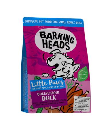 Barking Heads Tiny Paws Quackers Grain Free Dog Food, 4 kg