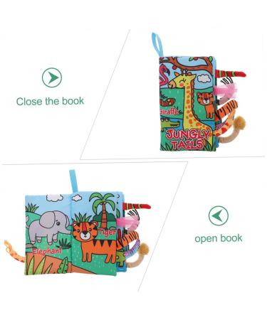 Abaodam 8-Pack Tear-Resistant Interactive Fabric Books - Early Education Toys for Toddlers - Buy Online on GoSupps.com