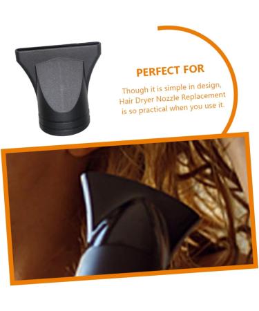 Hair Dryer Attachment 20 Pcs Hair Dryer Nozzle Pp Black Tuyere Small Hair Dryer Attachment 8x7.5cmx2pcs Blackx2pcs - Buy Online on GoSupps.com