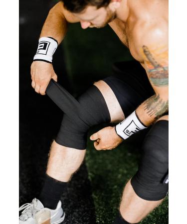 Element 26 Knee Wraps for Weightlifting - Compression Support for Powerlifting & Bodybuilding - Buy Online on GoSupps.com