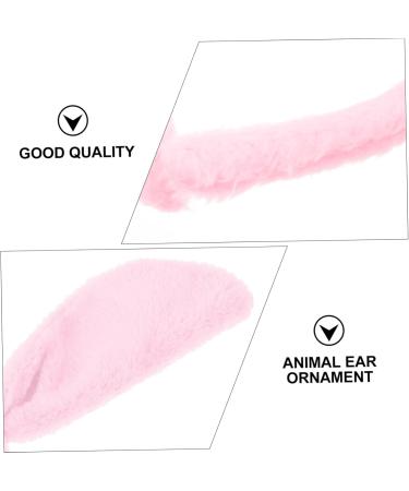 GLSTOY 1pc Animal Ear Headband Festival Hair Ornament Unique Headdress Ball Hair Hoop Party Supply Dog Ear Hair Hoop Party Hair Accessory Festival Hair Hoop Party Headdress Decoration 32x12cm Pink - Buy Online on GoSupps.com