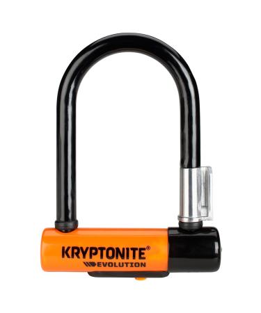 Kryptonite Evolution Mini-5 13mm U-Lock Bicycle Lock with FlexFrame-U Bracket , Black - Buy Online on GoSupps.com
