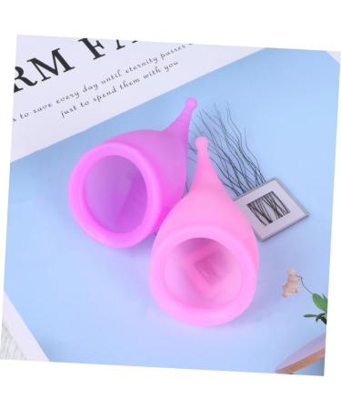 Buy Healvian 18 STK Silicone Period Cups - Reusable Hygiene Cups for Women | Medical-Grade Purple Cups | Miss Fr ulein Peel Gel Included - Buy Online on GoSupps.com