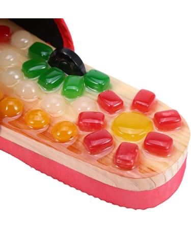 Verdant Touch Foot Massager Shoes - Red Health Care Massage Slippers for Improved Blood Circulation | Size 37 - Buy Online on GoSupps.com