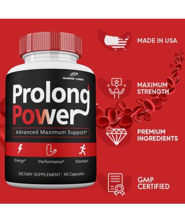 Prolong Power Capsules Prolong Power Premium Formula Maximum Strength Supplement Pills Advanced Vitamin Capsules (2 Pack) - Buy Online on GoSupps.com